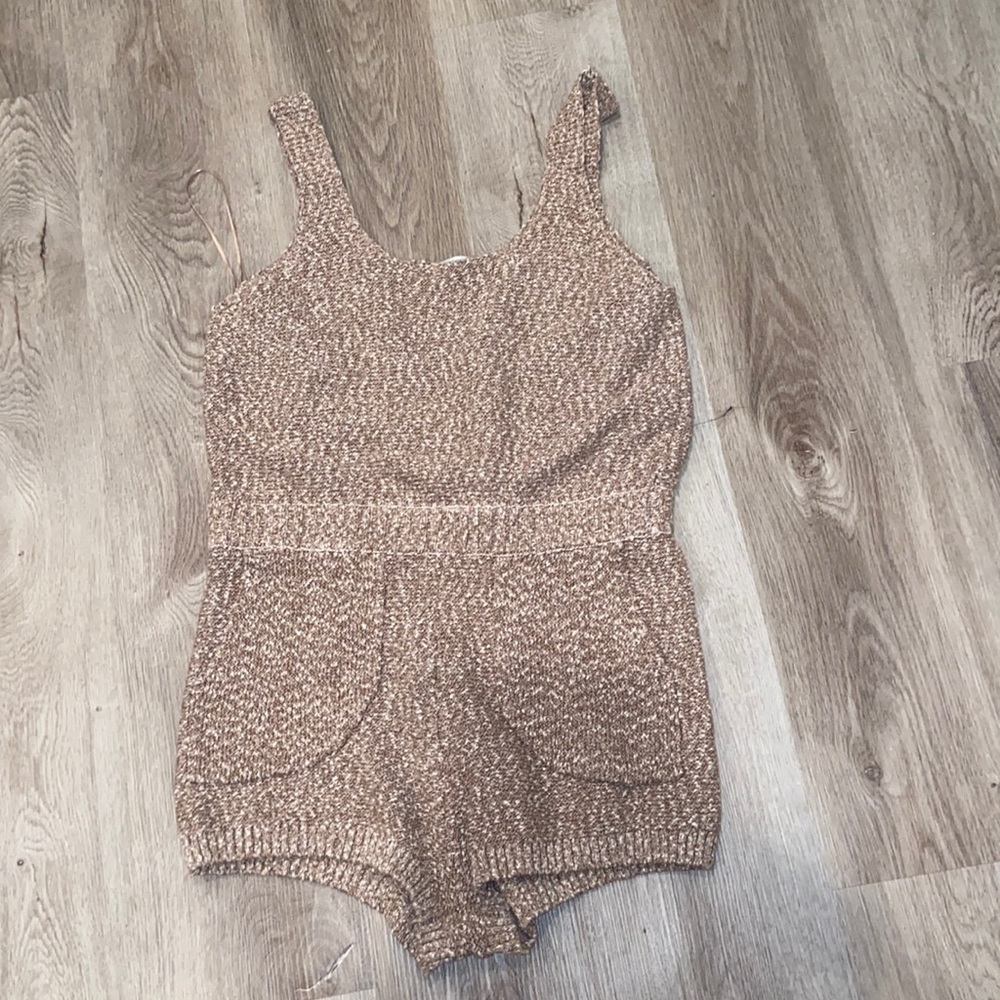 NWOT Free People Beach Knit Romper - Picture 2 of 5